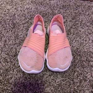 Peach Nike Slip-on Shoes